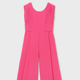 Abel & Lula Crepe Jumpsuit Fuchsia
