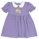 Cypress Row Tailgate Dress Purple Stripe