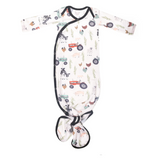 Copper Pearl Jo Newborn Knotted Gown