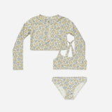 Rylee + Cru Crop Rashguard Set Bloom