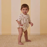 Rylee + Cru Relaxed Bubble Romper Gelato