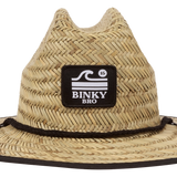Binky Bro Barney Patrol (Retro) Straw Sun Hat