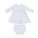 Angel Dear Romi Floral Simple Dress and Bloomer Set