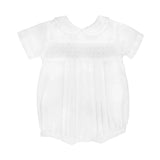 Petit Ami 5458 Smocked Boys Creeper with Hat