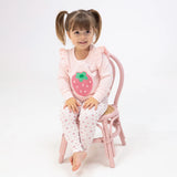 Angel Dear Strawberry French Terry Ruffle Sweatshirt and Leggings
