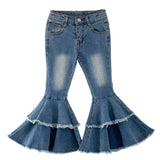 Rylee Faith Designs Double Ruffle Jeans