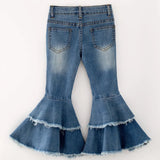 Rylee Faith Designs Double Ruffle Jeans