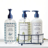 Noodle & Boo hand wash, sanitizer and lotion caddy set