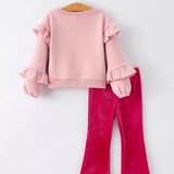 Rylee Faith Santa Baby Sweater and Bell Pant Set