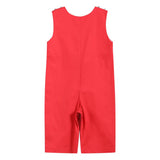 Lil Cactus Red Santa Sleigh Overalls