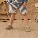 Rylee + Cru Relaxed Short Marine Stripe