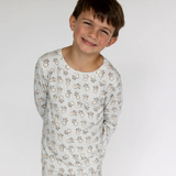 Remi & Capri Tiny Snowmen Kids Pajama Set