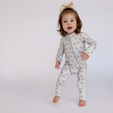 Remi & Capri Tiny Snowmen Zipper Sleeper