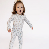 Remi & Capri Tiny Snowmen Zipper Sleeper