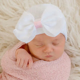 ilybean Sophie Big White Ribbon Bow Hat