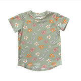 Babysprouts Girls Short Sleeve Tee Sketched Daisy