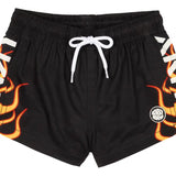 BinkyBro Mens Swimsuit Stamped Flames