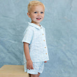 Remi & Capri Tatum Set Icy Horizon Plaid