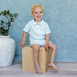 Remi & Capri Tatum Set Icy Horizon Plaid