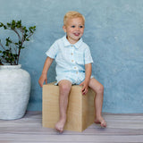 Remi & Capri Tatum Set Icy Horizon Plaid