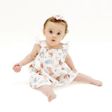 Angel Dear Cowboy Boots Pink Sundress
