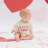 Quincy Mae Crewneck Bubble Romper Little Love