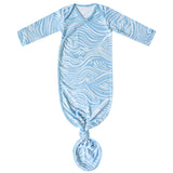Copper Pearl Surf Newborn Knotted Gown