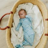 Copper Pearl Surf Newborn Knotted Gown