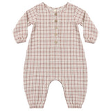 Quincy Mae Woven Jumpsuit Christmas Plaid