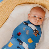 Copper Pearl Bamboo Swaddle Policemen