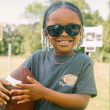 Magnolia Mudbugs Game Day in the South Orange & Gray Football Tee