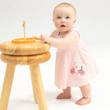 Angel Dear Golf Pink Mini Applique Tank Dress and Bloomer with Applique