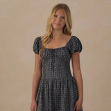 Rylee + Cru Teen Alex Dress Heart Ditsy
