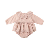 Quincy Mae Thalia Romper Rose