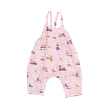 Angel Dear  Golf Cart Cuties Tie Back Romper Pink