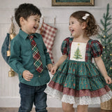 Be Girl A Vintage Noel Tie Holiday Plaid - Pre-Order