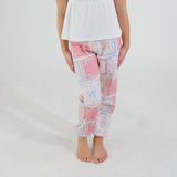 Paper Flower Tween Floral Tile Print Sweatpants
