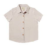 Me & Henry Tiller Jersey Shirt Beige/White