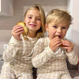 Dear Perli 2 Piece Pajama Set Gingham