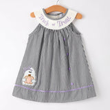 Rylee Faith Halloween Trick Or Treat Smocked Dress