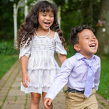 Be Girl Whispering Lilacs Mommy & Me Trinity Dress - Kids & Womens Sizing