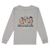 Properly Tied Trophy Season Long Sleeve Top Ice Grey