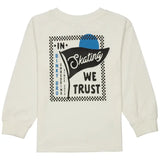 BinkyBro Kids Graphic Long Sleeve T- Shirt Trust in Skating