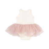 Angel Dear Bows and Ballet Rib Tutu Bodysuit