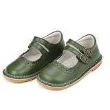 L'Amour F560 Tatiana Double Strap Mary Jane Green