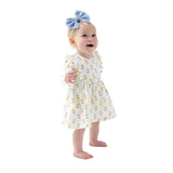 Angel Dear Western Sunflower Ruffle Long Sleeve Bubble with Skirt