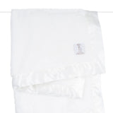 Little Giraffe Chenille Blanket White