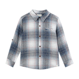 Me & Henry Atwood Woven Shirt White/Denim/Red Plaid
