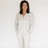 Remi & Capri Tiny Snowmen Women's Pajama Set