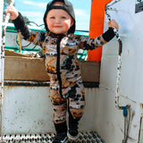 Fletch Work Hard Play Hard Snoozer Romper
